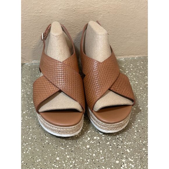 Alex Marie Women’s 9M Sweet Caramel Wedge‎ Espadrille Platform Sandals - Picture 7 of 9